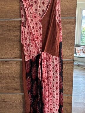 Zara Long Viscose Dress Size XL w/slip
